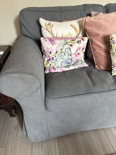 ikea grey sofa