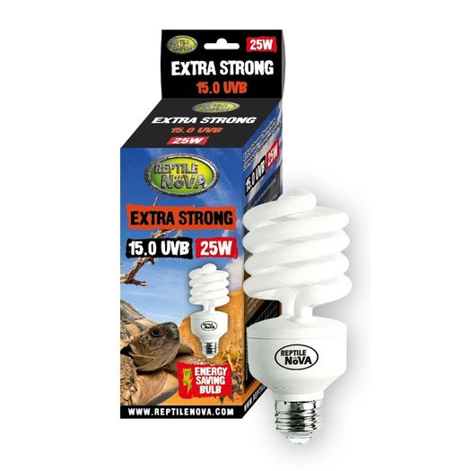 Reptile Nova Bulb For Terrariums 15.0 UVB 25W EXTRA STRONG
