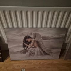 Picture of sitting Angel with wings
