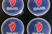 4 X Saab Centre Caps - Free Post