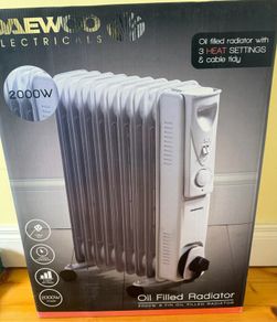 Daewoo 2000W Oil Filled 9 Fin Radiator