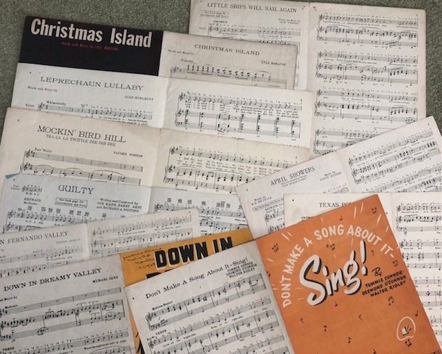 Vintage Sheet Music - Bundle of 36 items