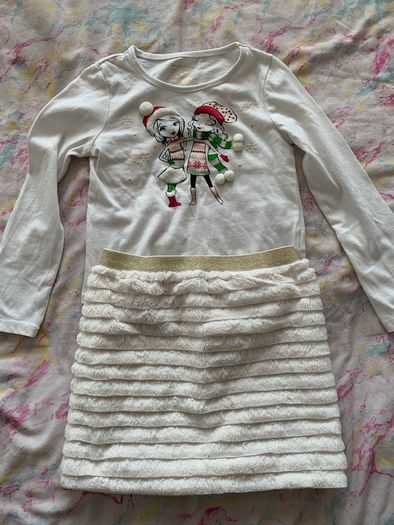 Beautiful girl Christmas set size 6-7yrs