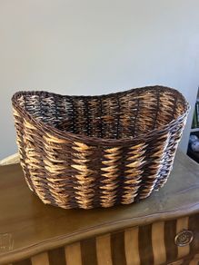 Large rattan basket