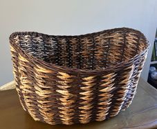 Large rattan basket