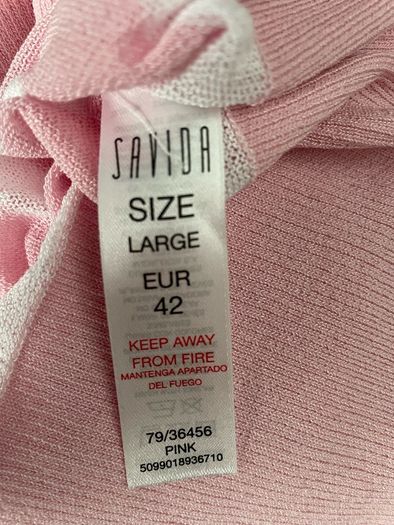 Savida pink white now back top size 14 - New
