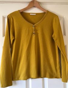 Ladies Ochre Cotton Top