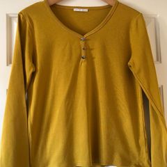 Ladies Ochre Cotton Top
