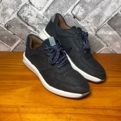 Clarks Un Rio Sprint Unstructured Insoles Ladies Navy Nubuck Trainers UK3 EUR35.5