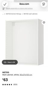 2 Ikea wall cabinets for sale in boxes