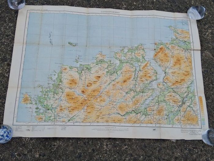 Ordnance Survey Map of Derry Layered Edition (Sheet 1 of the Series)