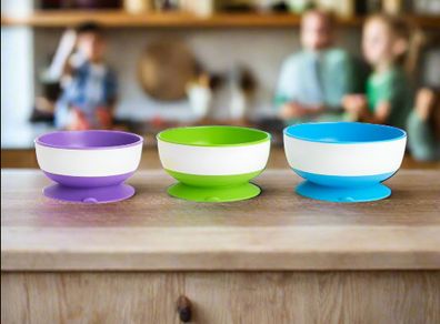 Munchkin Stay Put Suction Bowls 3Pk