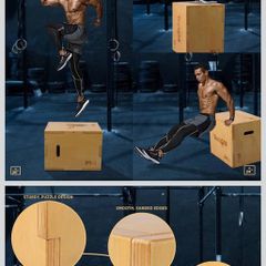 gym jump  Yes4All 3 in 1 Wooden Plyo Box