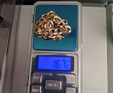 9ct gold mens bracelet
