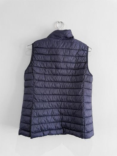 Pre Owned Dunnes Stores Navy Puffer Gilet Bodywarmer