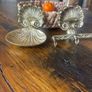 Matching brass bathroom soap dish and 3 piece hook Image 5