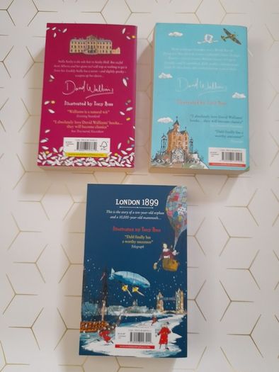 David Walliams books Grandpa great escape, Awful auntie, The ice monster