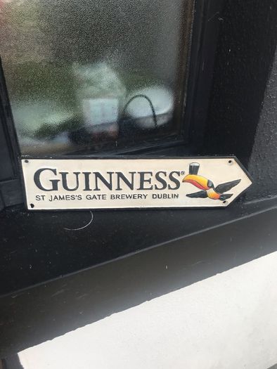 Guinness cast iron sign