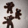 Tiny handmade teddies - suits doll house nursery Image 7