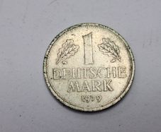 Germany 1 Deutsche Mark 1979 Coin - Bundesrepublik Deutschland - Vintage Currency