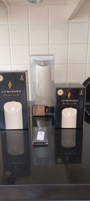 Luminara Flameless Candles.