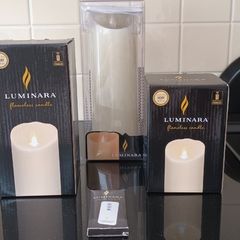 Luminara Flameless Candles.