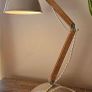 Bermondsey wooden anglepoise table lamp adjustable Image 4