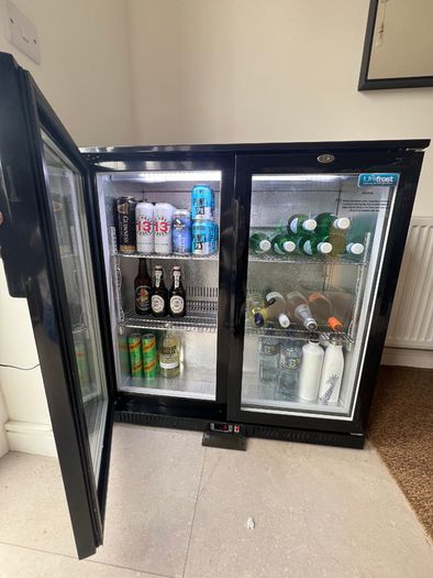 Unifrost Double Door Back Bar Cooler Drinks Fridge Pristine Condition