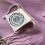 Morgan  Oates designer  Wool Scarf cream and lilac Image 5