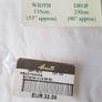 Arnotts Solitare Embroidered Crushed Voile Panel 53' x 90' RRP 32.00 Each Image 5