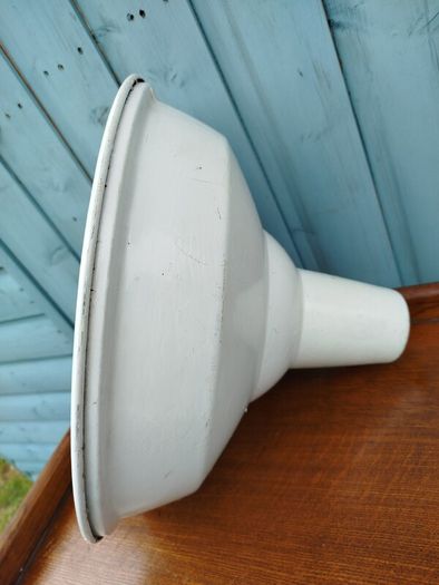 2 X Vintage Enamel Shades