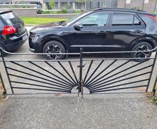 Rising Sun Garden Gate
