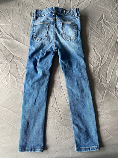 Name it distressed jeans, slim fit with adjustable waist, 110cm, 4-5 years