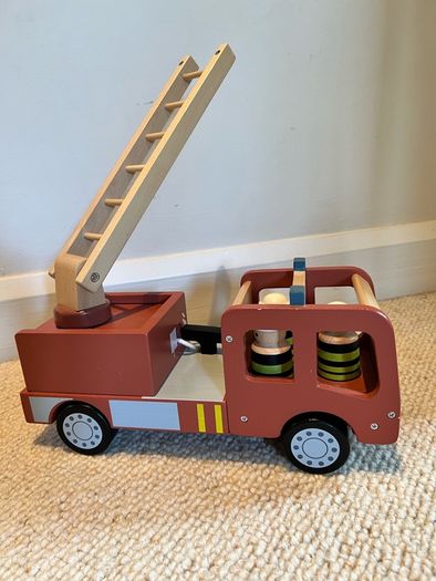 KIDS CONCEPT Wooden Firetruck - USED Excellent Condition Reduced
