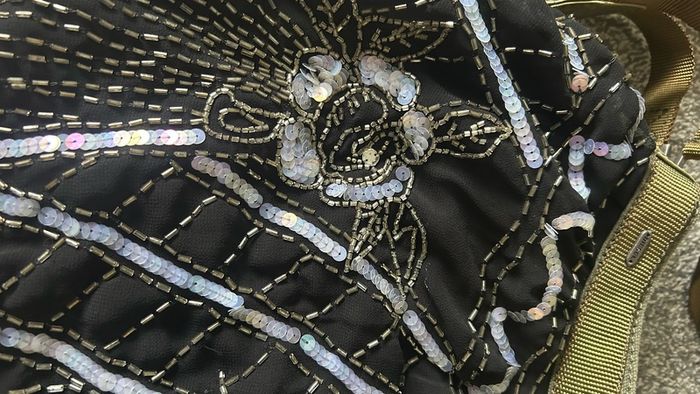 diesel large sequin bag