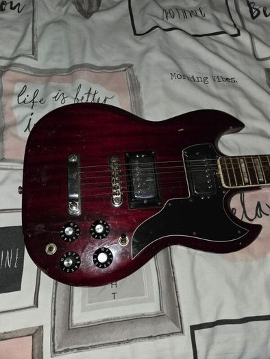 Old electric guitar