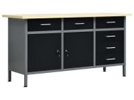 main image for ad Workbench Black 160x60x85 cm Steel
