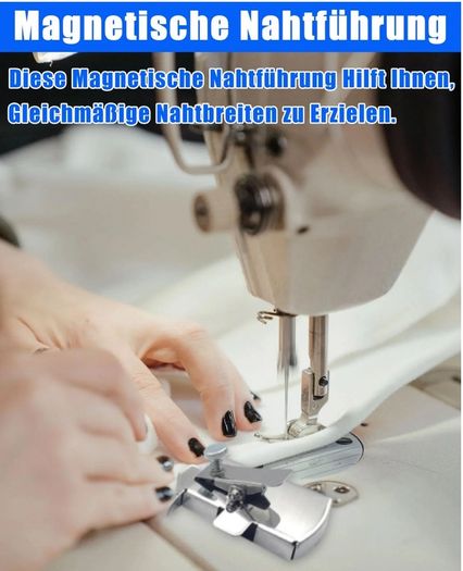 Brand new JHZXING Sewing machine's 2 Pieces Magnetic seam Guide