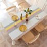 Washable Stitching Tassel Table Cloth Cotton Linen Tablecloth Rectangular Dust-Proof Table Cover (MULTIPLE SIZES, SEE DESCRIPTION" Image 4