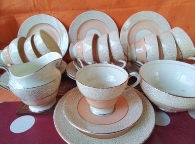 Ten Sets of  New Chelsea Staff Teawares + Jug & Sugar bowl