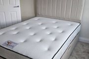 King size beds vertical lined headboard range of colors available