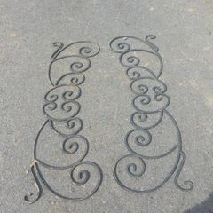 Iron railing