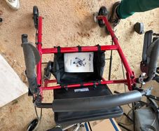 Drive DeVilbiss 4-Wheel Rollator Walker with Seat & Storage