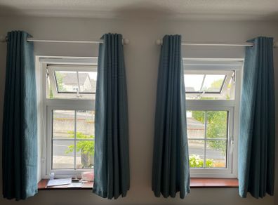 Curtain and Pole (x2)