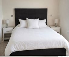 Queen Bed, Mattress & Base