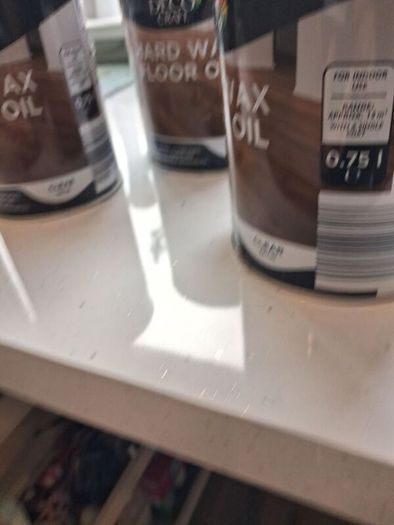 Hard wax floor oil clear satin