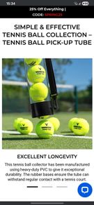Tennis ball collector