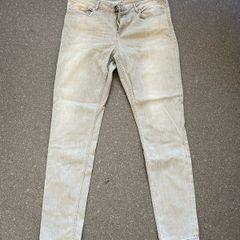 Scotch & Soda Jeans Mens 32x32 Light Gray Skim Skinny Slim Fit Stretch Denim