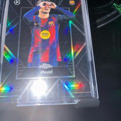 Pedri Shadow Etch Topps Chrome Barcelona Rare Chase Card