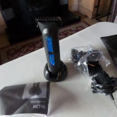 Hair trimmer with accessories electric